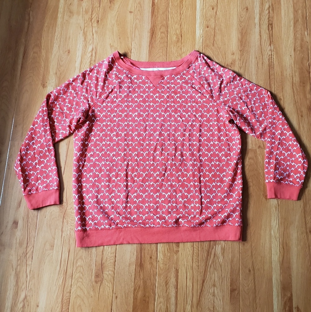 Charter club orange long sleeves shirt